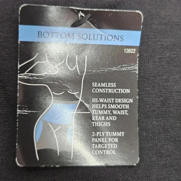 Maidenform Bottoms Solutions Shapewear Seamless Hi Waist Black Size XL - Picture 2 of 6